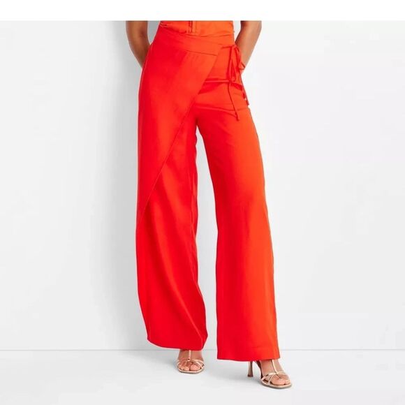 Women's Mid-Rise Sarong Wide Leg Pants - Future Collective with Jenee Naylor - Picture 2 of 6